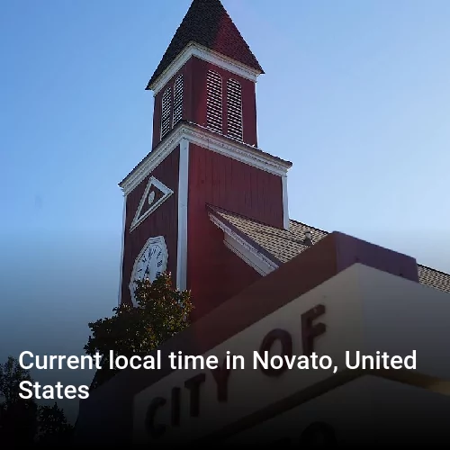 Current local time in Novato, United States