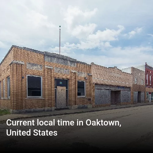 Current local time in Oaktown, United States