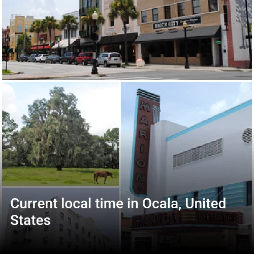 Current local time in Ocala, United States