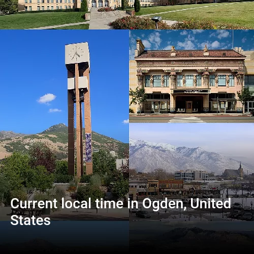 Current local time in Ogden, United States