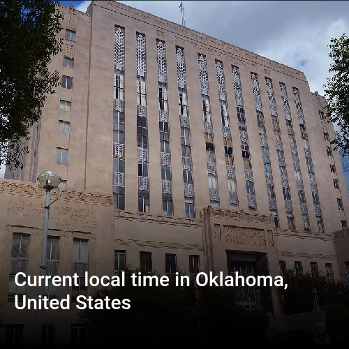 Current local time in Oklahoma, United States