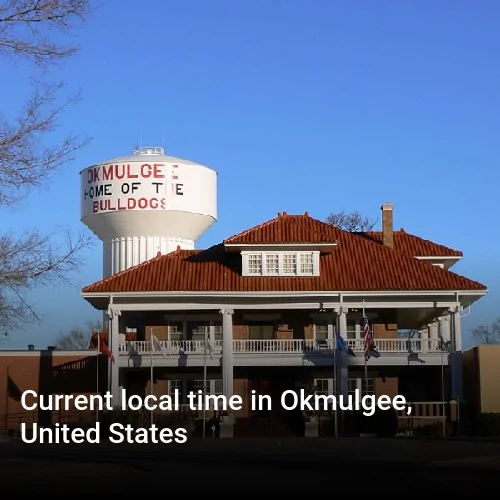 Current local time in Okmulgee, United States