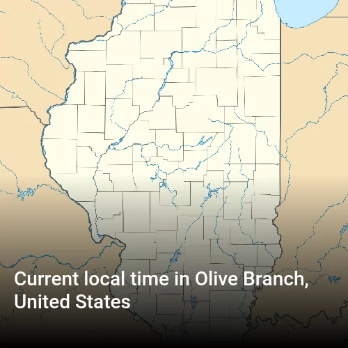 Current local time in Olive Branch, United States
