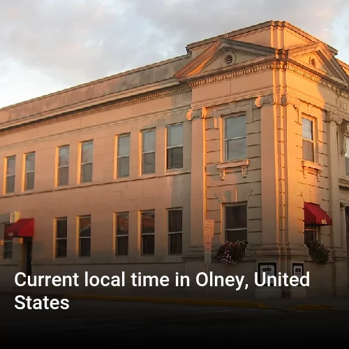 Current local time in Olney, United States