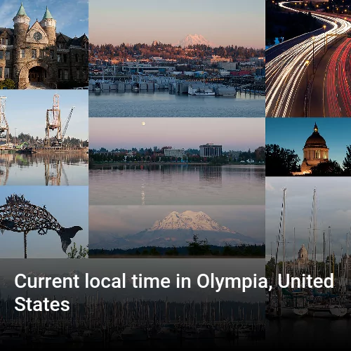 Current local time in Olympia, United States