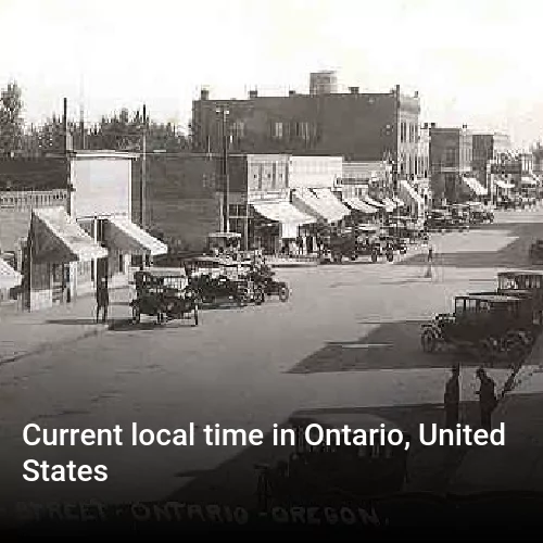 Current local time in Ontario, United States