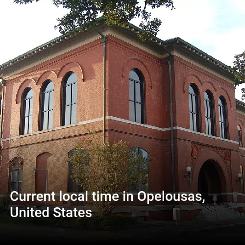 Current local time in Opelousas, United States