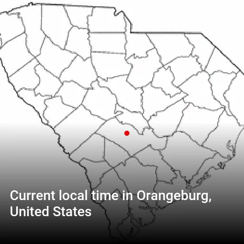 Current local time in Orangeburg, United States
