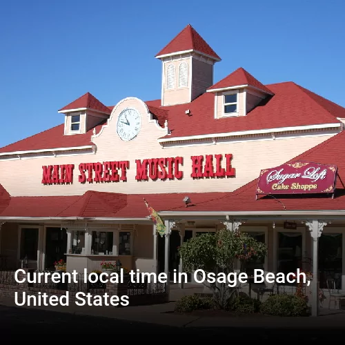 Current local time in Osage Beach, United States