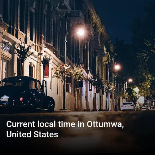 Current local time in Ottumwa, United States