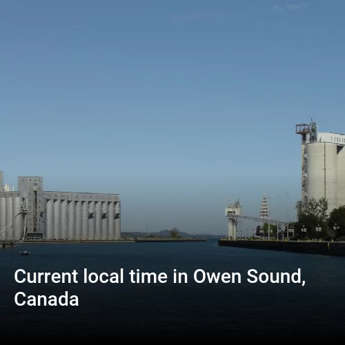 Current local time in Owen Sound, Canada