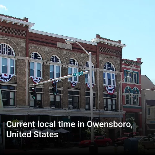 Current local time in Owensboro, United States