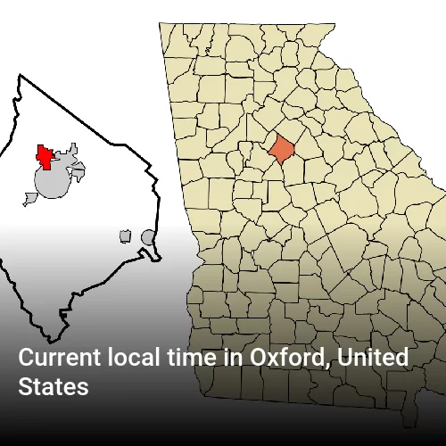 Current local time in Oxford, United States
