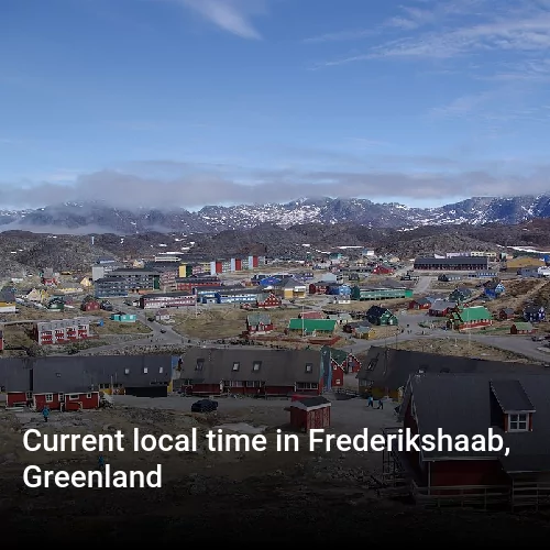 Current local time in Frederikshaab, Greenland