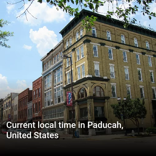 Current local time in Paducah, United States