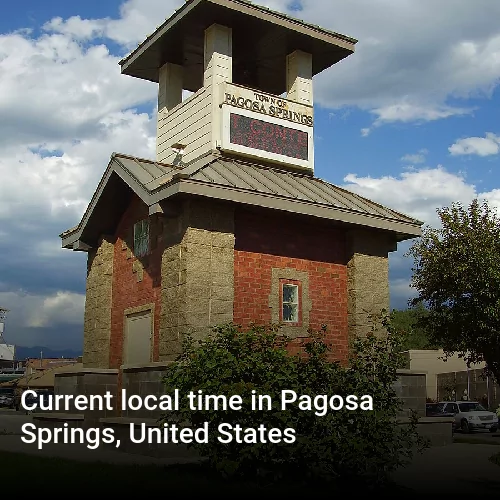Current local time in Pagosa Springs, United States