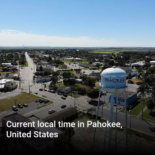 Current local time in Pahokee, United States