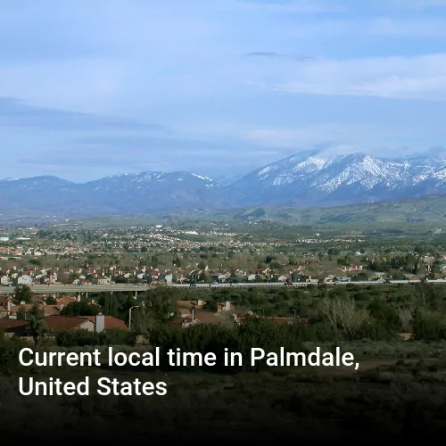 Current local time in Palmdale, United States