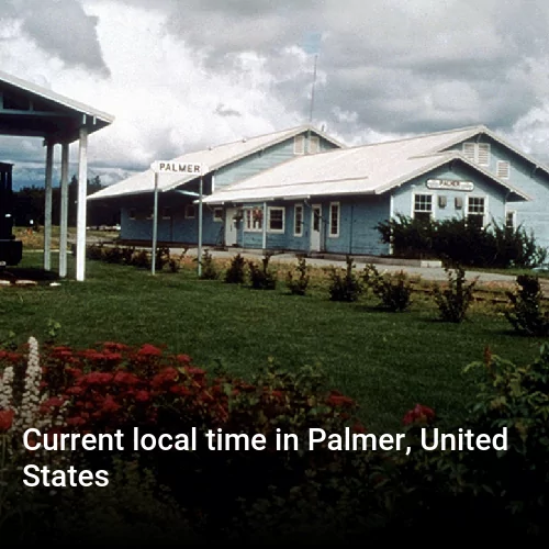 Current local time in Palmer, United States