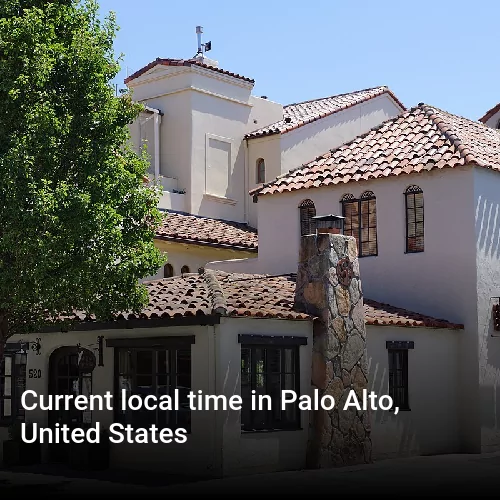 Current local time in Palo Alto, United States