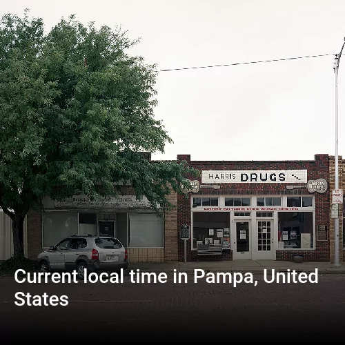 Current local time in Pampa, United States