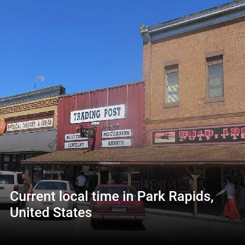 Current local time in Park Rapids, United States