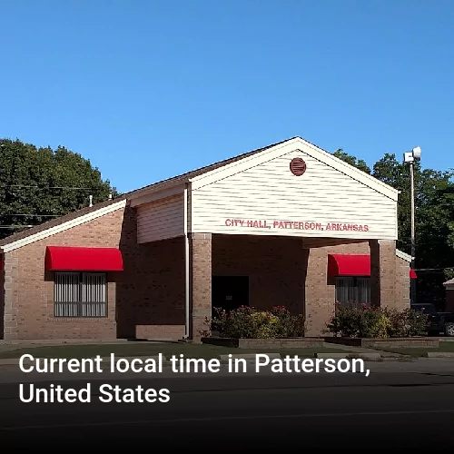 Current local time in Patterson, United States