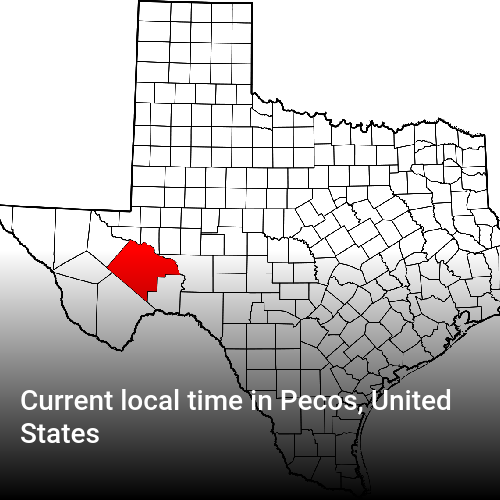 Current local time in Pecos, United States