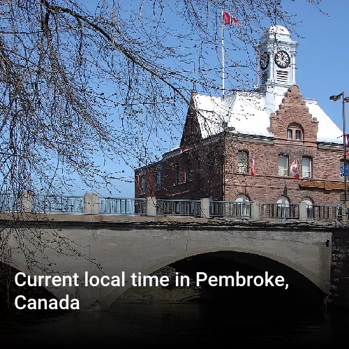 Current local time in Pembroke, Canada