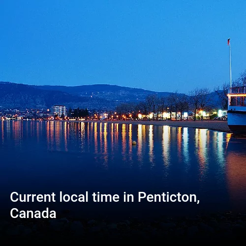 Current local time in Penticton, Canada