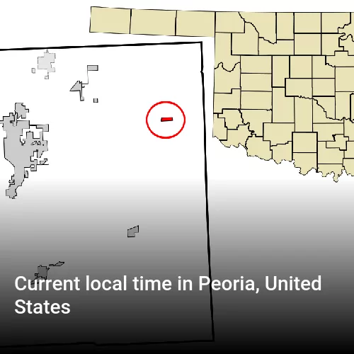 Current local time in Peoria, United States