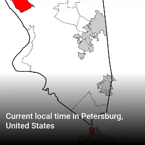 Current local time in Petersburg, United States