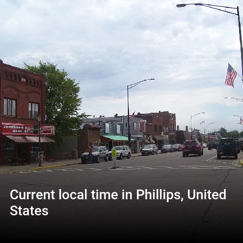 Current local time in Phillips, United States