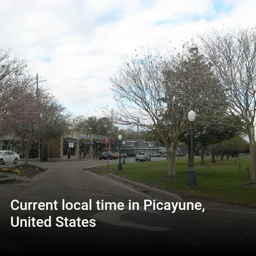 Current local time in Picayune, United States