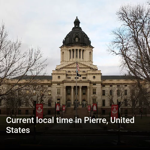 Current local time in Pierre, United States