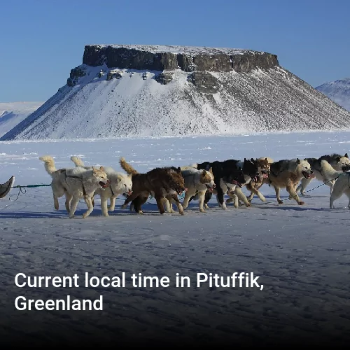 Current local time in Pituffik, Greenland