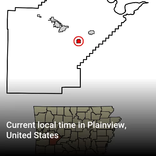 Current local time in Plainview, United States