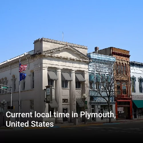 Current local time in Plymouth, United States
