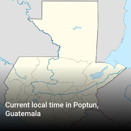 Current local time in Poptun, Guatemala