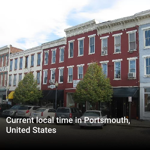 Current local time in Portsmouth, United States