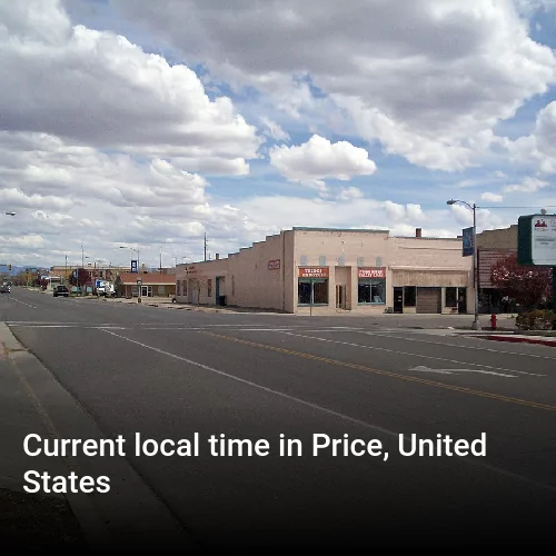 Current local time in Price, United States
