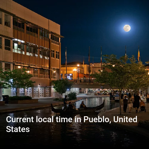 Current local time in Pueblo, United States