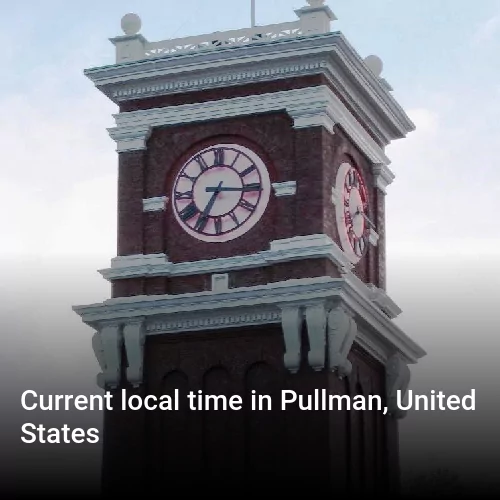 Current local time in Pullman, United States