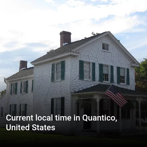 Current local time in Quantico, United States
