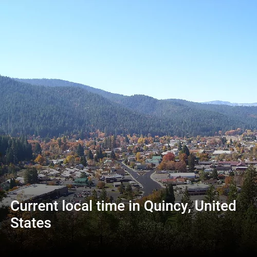 Current local time in Quincy, United States