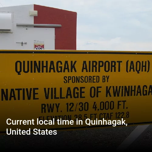 Current local time in Quinhagak, United States