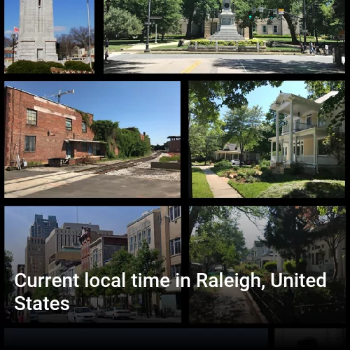 Current local time in Raleigh, United States