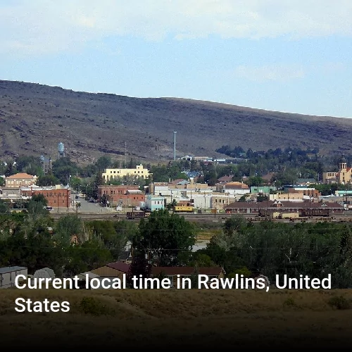 Current local time in Rawlins, United States