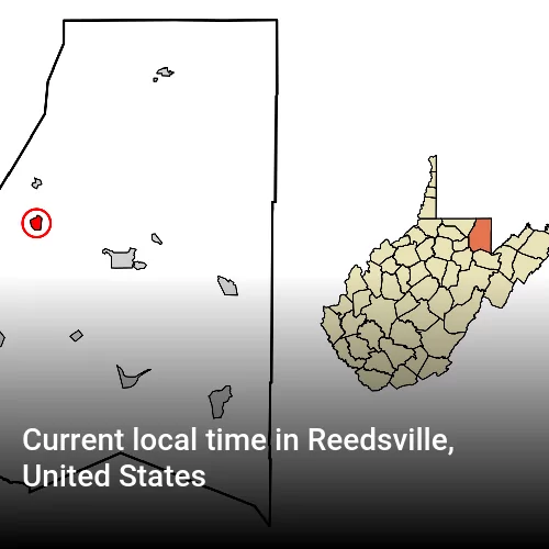 Current local time in Reedsville, United States