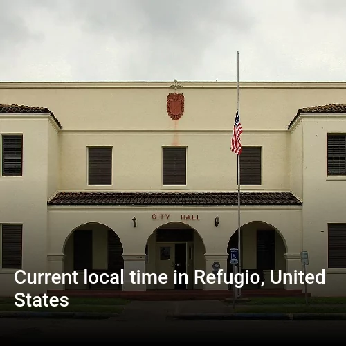 Current local time in Refugio, United States